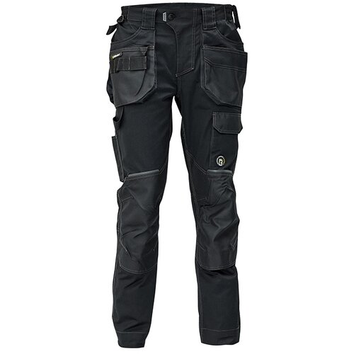 Červa radne pantalone dayboro, 62% pamuk, 35% poliester, 3% spandeks, crne boje 50 Slike