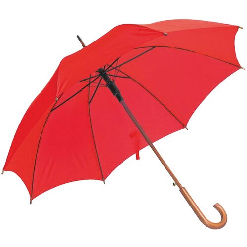  KIŠOBRAN AUTOMATIK S DRVENOM RUČKOM EASY 513105 CRVENI Cene