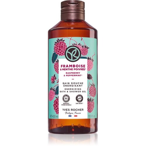 Yves Rocher Bain de Nature gel za prhanje Raspberry & Mint 400 ml Cene