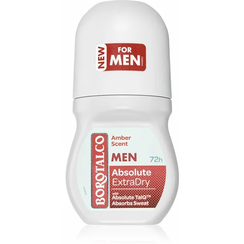 Borotalco MEN Dry dezodorans roll-on 72h Parfemi Amber 50 ml