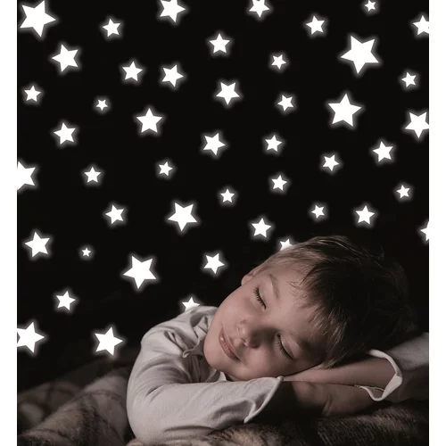 Ukrasna Dekorativna nalepka "Stars glow in the dark" (15 cm x 31 cm)