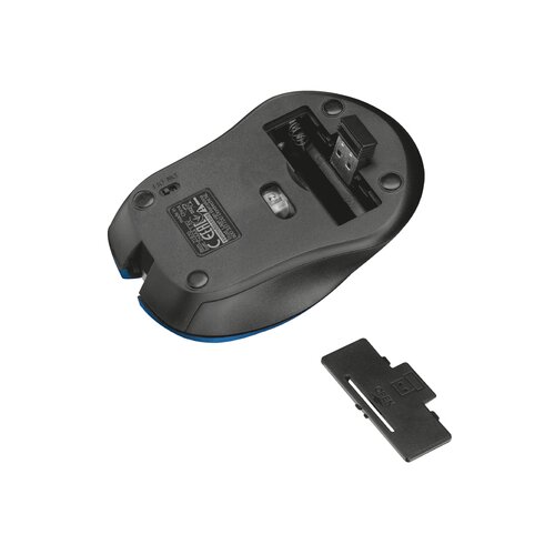 Trust Mydo silent wireless mi&amp;scaron;,crni, 1000-1800 dpi, objeruke, 4 tipke, tihi Slike