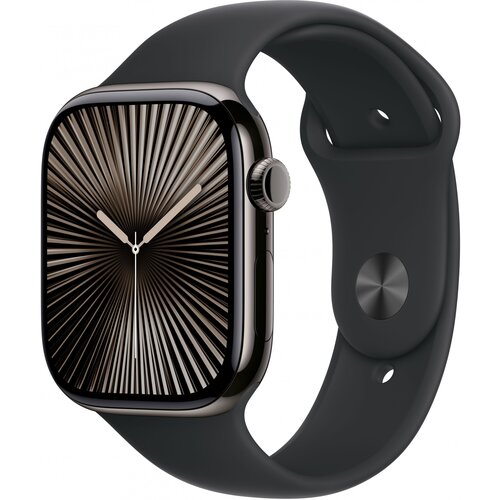 Apple watch series 10 gps + cellular 46mm slate titanium case with black sport band - s/m" Cijene