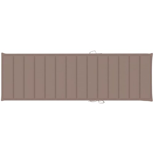 vidaXL Blazina za ležalnik taupe 200x60x3 cm blago Cene