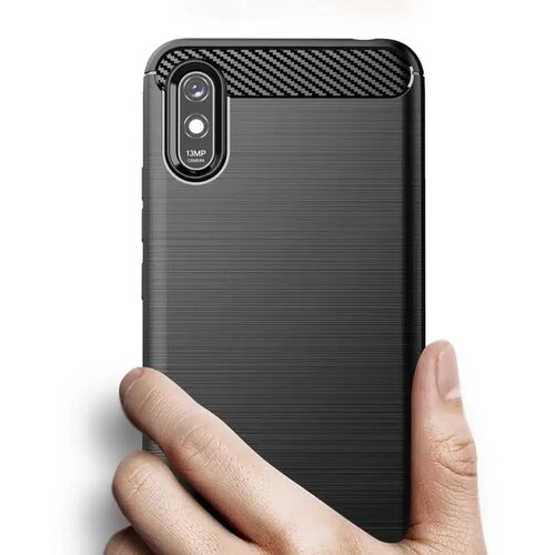 Carbon maska za XIAOMI Redmi 9A / 9AT črna Slike