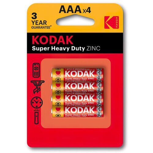  Baterija KODAK,RO3 AAA CINK KLORID 4/1, 1,5 V (887930953329) Cene