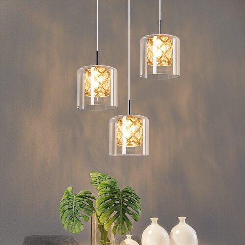 Nettlife viseča svetilka za jedilnico iz stekla G9, moderna kristalna nastavljiva višina, (22122951) Cene