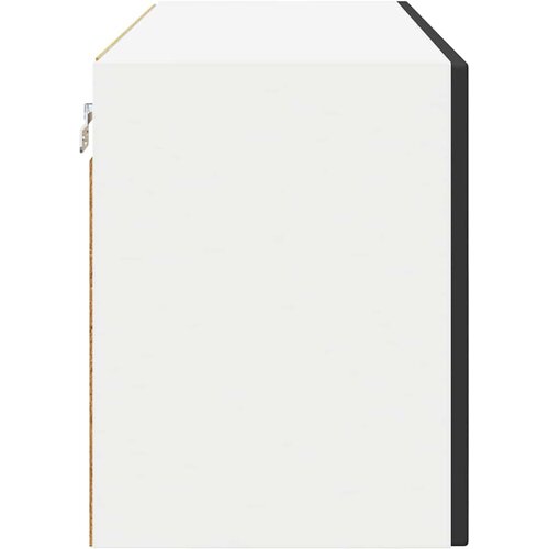  Zidni stakleni ormar Crna 80 x 31 x 40 cm Konstruirano drvo Slike