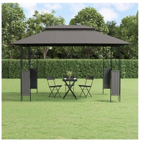  Paviljon s streho antracit 400x300x270 m jeklo Cene