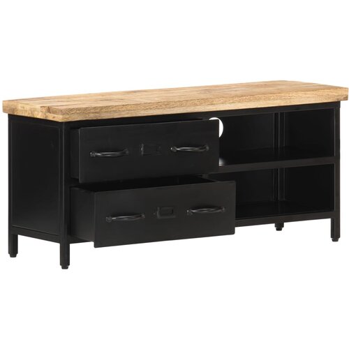 Maison Chic TV omarica - TV stojalo - Televizijska omarica 90x30x41 cm robusten mangov les, (21699846) Slike
