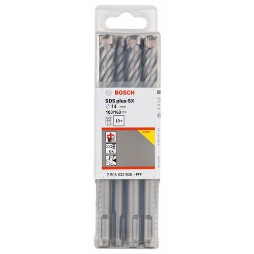 Bosch Hamer burgija SDS plus-5X 2608833908, 14 x 100 x 160 mm, 1 komad Cene