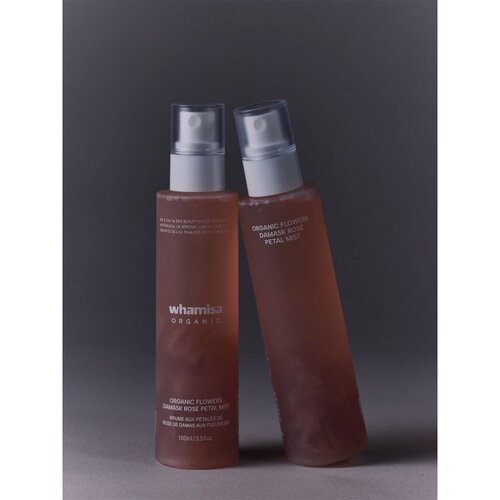 Whamisa Organic Flowers Damask Rose Petal Mist vlažilna meglica s pomirjajočim učinkom 100 ml Slike