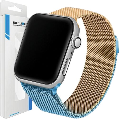 Beline PAS ZA APPLE WATCH JEKLO 38/40/41MM MODRO/ZLATO, (21979915) Cene