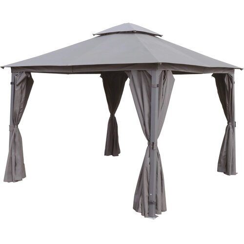 Caballo jekleni paviljon antracit 330 cm x 330 cm Cene