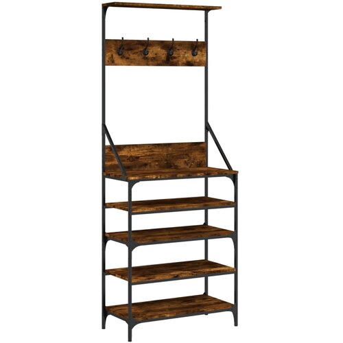 Maison Chic Regal za oblačila s prostorom za čevlje - Polica za čevlje dim. hrast 70x34x184 cm, (21777713) Cene