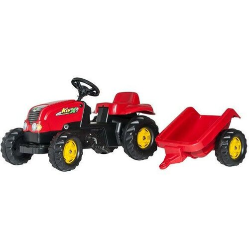 Rolly Toys Kid Traktor na pedale sa prikolicom - crveni ( 12121 ) Cene