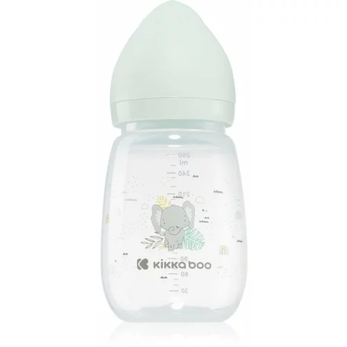 Kikka Boo Savanna Anti-colic Baby Bottle steklenička za dojenčke 3 m+ Mint 260 ml