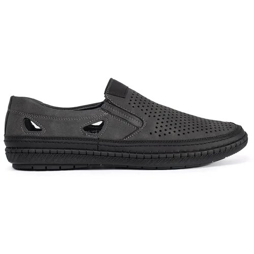 Shelvt Men&amp;#039;s shoes gray openwork Slike