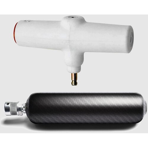 Abs Carbon Cartridge incl Activation Handle silver Slike