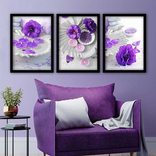 Wallity Set uramljenih slika 3SC_85309030, 3 dijela Cijene