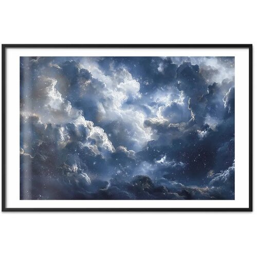  Plakat Astronomical Wonders: Clouds and Stars in Harmonious Union 60x40 Cene