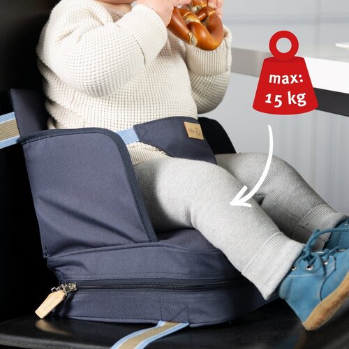Roba Temno moder otro&amp;scaron;ki sedež za stol Booster Seat &amp;ndash; Slike