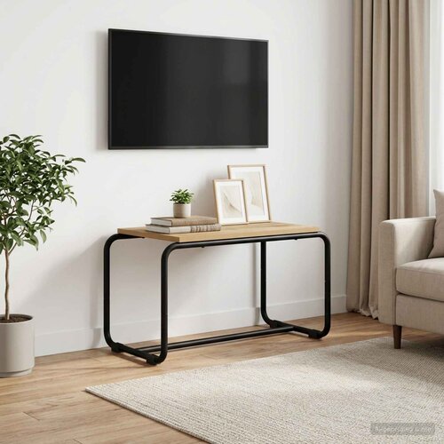  TV stalak 60 x 35.5 x 42 cm Hrast artisan Konstruirano drvo Cijene