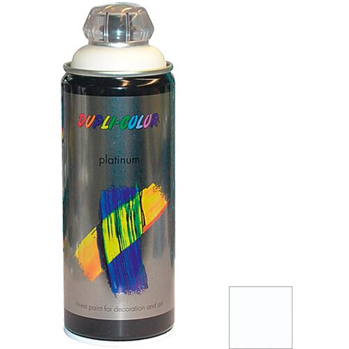 Dupli color Platinasti barvni lak v razpršilu Dupli Color RAL (400 ml, 9010 snežno bela, svilnato mat) Cene