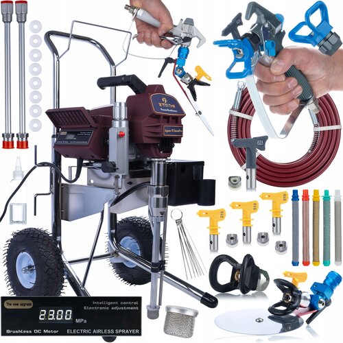 Rosfix Apex B Stand Pro Painting Unit &ndash; 2500W, 20MPa, 3.2L/min, Elektronska Regulacija Zencontrol | Mobilni Z Vročim Vlekom Barve, (5000212327) Cene