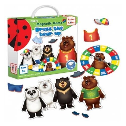 Roter Kafer magnetska igra - Dress a bear up Slike