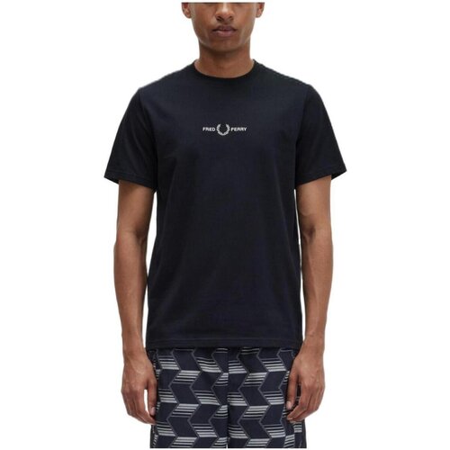 Fred Perry Majice s kratkimi rokavi - Črna Cene