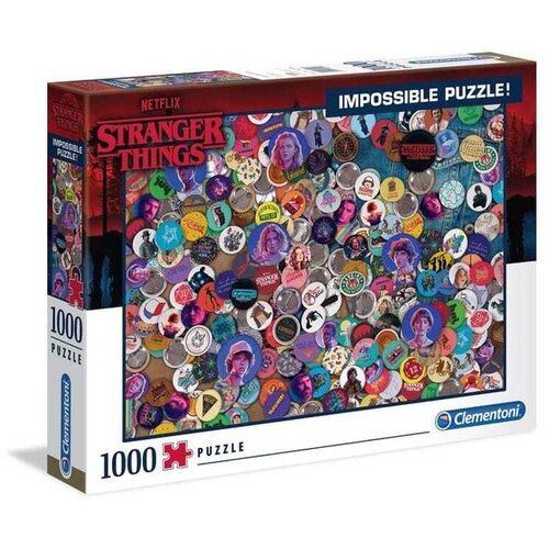  CL39528 Clementoni puzzle 1000 IMPOSSIBLE STRANGER THINGS Cene