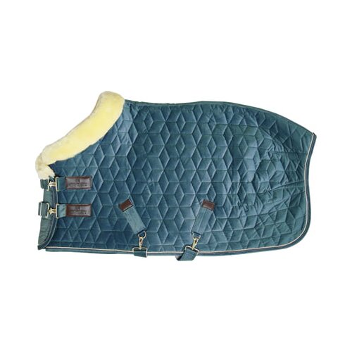 Kentucky Horsewear Turnirsko pregrinjalo &amp;quot;Velvet&amp;quot; smaragd green - 145 cm Slike