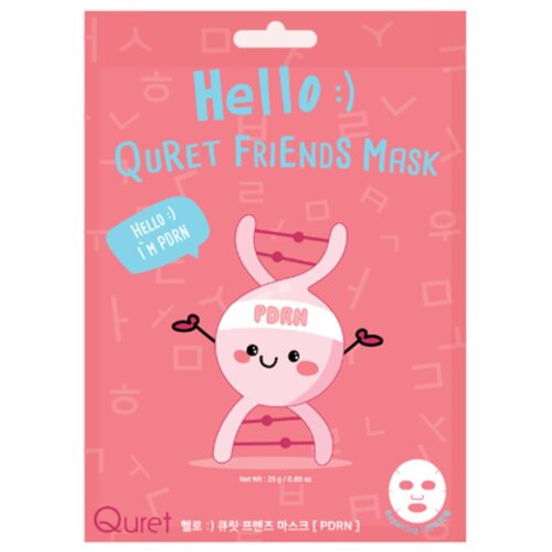 Quret Hello :) PDRN sheet maska za lice 25 g Slike