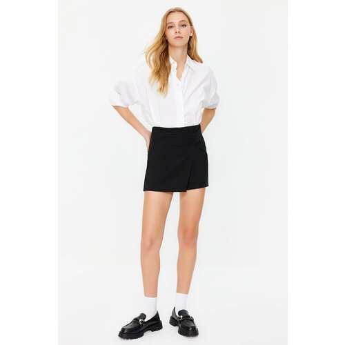 Trendyol Black Knot Detailed Shorts Skirt Slike