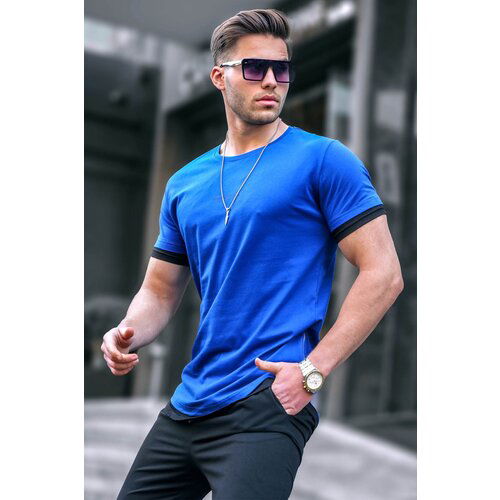 Madmext T-Shirt - Blue - Regular fit Slike