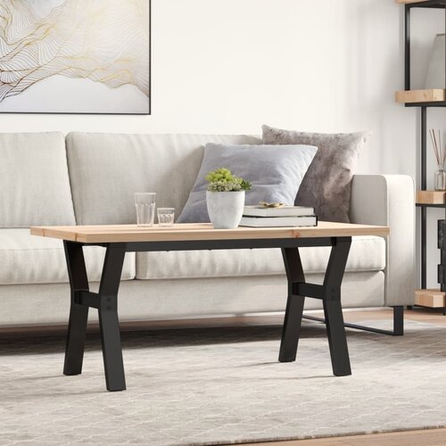  Stolić za kavu Y-oblika 100x50x45,5 cm od borovine i čelik Cijene