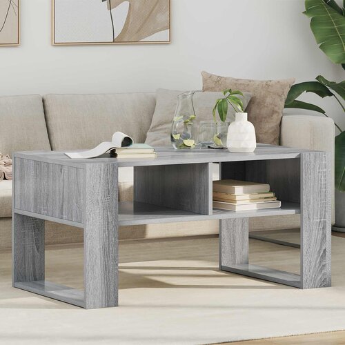  Kava Stol Siva Sonoma 92 x 53 x 45 cm Konstruirano drvo Cene