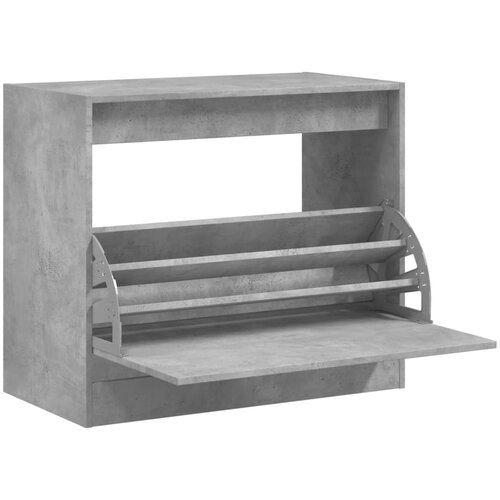 Maison Chic Omarica za obutev - Kopa za čevlje betonsko siva 80x42x69 cm inženirski les, (21778312) Slike