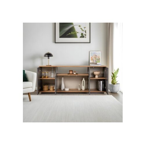 Hanah home Konzolni sto Arista, 180x75x44,5 cm, Antracit Slike