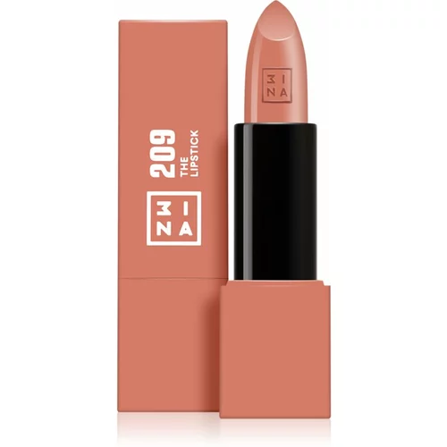 3INA The Lipstick šminka odtenek 209 Peach Nude 4,5 g