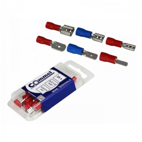 Commel utikač+natikač 0,5-1,5mm 6,3x0,8mm 20/1 Slike