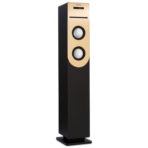 Auna berklee, stolpni zvočnik, 2 x 10 w rms, radio fm, predvajalnik cd, bluetooth, vrata usb in sd/mmc Slike