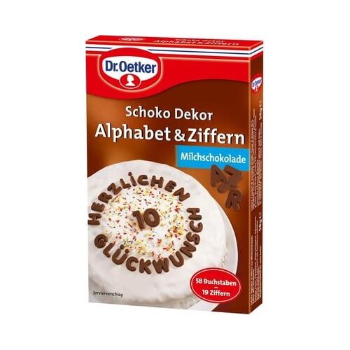 Dr. Oetker Čokoladni dekor - Abeceda & številke Cene
