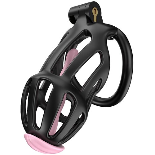 SuperLove Ultimate Chastity Cage Black Size M Cene