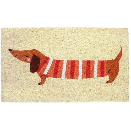 Rex London Predpražnik iz kokosovih vlaken 43x73 cm Sausage Dog &ndash; Cene