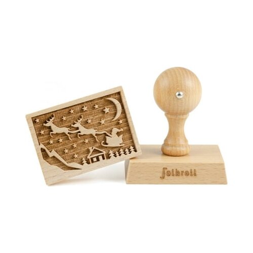 folkroll Santa's Sledge pečat za piškote, 70 x 50 mm Cene