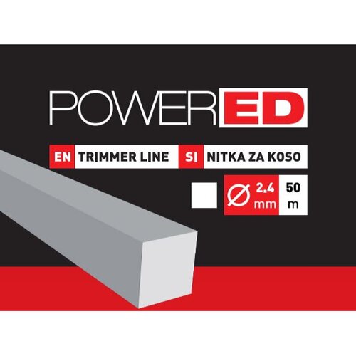POWERED Nitka za koso Powered (50 m, debelina: 2,4 mm, kvadratna) Cene