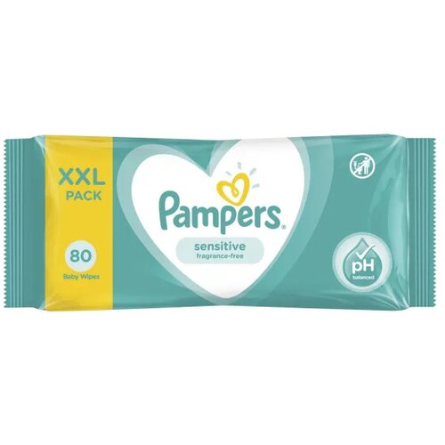 Pampers baby vlažne maramice sensitive 80kom Slike