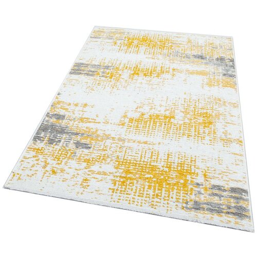 Conceptum Hypnose nk 01 - yellow, grey multicolor hall carpet (75 x 300) Cene